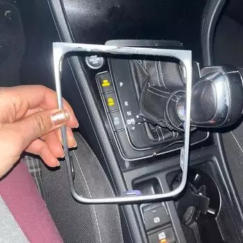 Для Volkswagen VW Golf 7 7.5 Golf R 5GG713203A LHD LR Auto DSG ручка переключения передач рамка рычага кронштейн наклейка переключения передач блестки серебряный