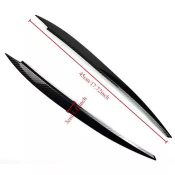 Для Volkswagen VW Golf 7 MK7 GTI R автомобильные фары для век брови украшения фар автомобиля аксессуары для стайлинга отделки чёрный