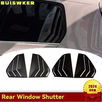 Для Volkswagen VW Golf 8 MK8 2020+ Автомобильная задняя оконная жалюзи, отделка оконных жалюзи, боковая вентиляционная отделка, украшение, автомобильные аксессуары