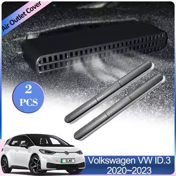 Для Volkswagen VW ID.3 2020~2024 Крышки воздухозаборника Выхлопная система Автомобиль Под Задним Сиденьем Кондиционер Вентиляция Аксессуары для Интерьера