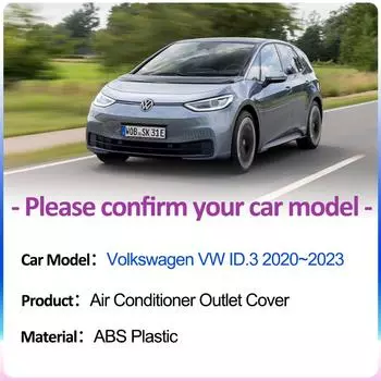 Для Volkswagen VW ID.3 2020~2024 Крышки воздухозаборника Выхлопная система Автомобиль Под Задним Сиденьем Кондиционер Вентиляция Аксессуары для Интерьера