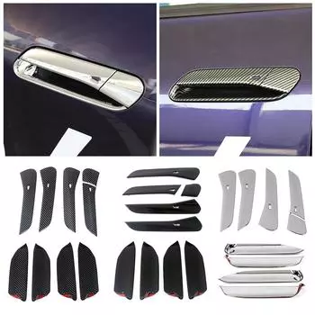 Для Volkswagen VW ID.6 ID6 2024 2024 2024 Автомобильная внешняя боковая дверная ручка, крышка чаши, отделка, наклейка для ремонта, защита от царапин