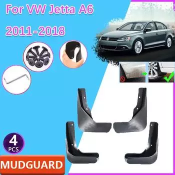 Для Volkswagen VW Jetta A6 MK6 2011~2018 автомобильные брызговики заднее крыло защитный щиток для колес наружные автомобильные аксессуары