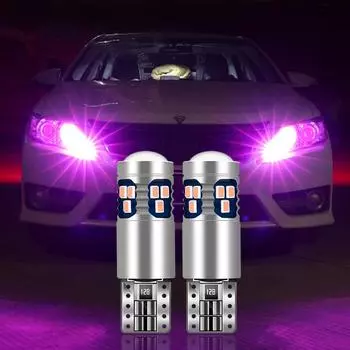 Для Volkswagen VW Passat B5 B6 B7 CC Bora Tiguan Touran GTI Polo Carfter 2x T10 W5W Автомобильные габаритные огни для парковки красный