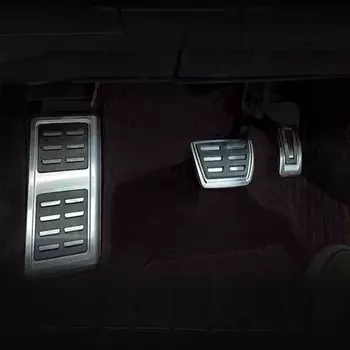 Для Volkswagen VW T-Cross C11 2018~2024 R-Line Автомобильные педали Топливо Остаток Тормоз Ускоритель Без Сверления Сплав Аксессуары Для Интерьера