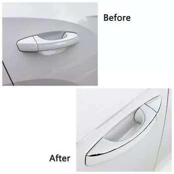 Для Volkswagen VW T-ROC Atlas Teramont 2017-2024 хромированная внешняя боковая дверная ручка, молдинг, рамка отделки для Skoda Octavia