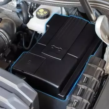 Для Volkswagen VW Tiguan 2016-2018 Skoda Kodiaq крышка аккумулятора автомобиля протектор отрицательный электрод защитные водонепроницаемые аксессуары