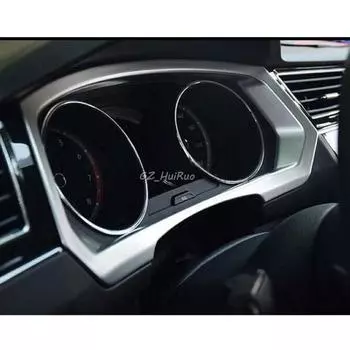 Для Volkswagen VW Tiguan 2017 2018 ABS хром матовый автомобиль средняя консоль приборная панель