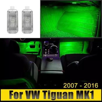 Для Volkswagen VW Tiguan MK1 5N 2007 2008 2009 2010 2011 2012 2013 2014 2015 2016 Автомобильный фонарь для ног, атмосферное освещение, аксессуары