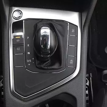Для Volkswagen VW Tiguan MK2 2017-LHD на коробке переключения передач, панель переключения передач, рамка, отделка, цветная наклейка из нержавеющей стали