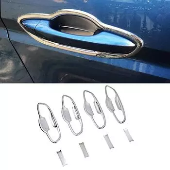 Для Volkswagen VW Touran 5T1 2016 2017 2018 2019 2020 хромированная наружная дверная ручка чаша крышка полости чашки молдинг отделка