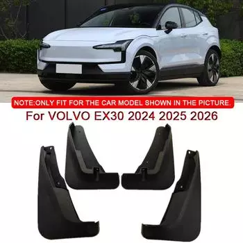 Для VOLVO EX30 2024 2025 2026 автомобильный стайлинг ABS автомобильные брызговики брызговики брызговики передние задние крылья автомобильные аксессуары чёрный