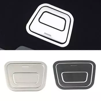 Для Volvo XC60 2018 2019 2024 Автомобиль Задний багажник Ручка запасного колеса Декоративная рамка Отделка Нержавеющая сталь Молдинги для интерьера Наклейка чёрный