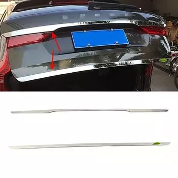 Для Volvo XC60 2018-2024 хромированная задняя крышка багажника молдинг накладка на дверь багажника декоративная отделка из нержавеющей стали
