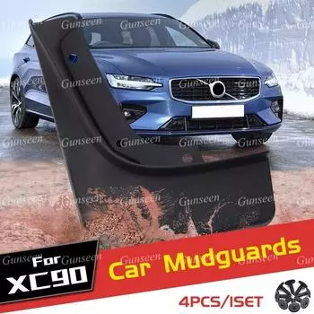 Для Volvo XC90 брызговики автомобильные аксессуары протектор передний и задний брызговик накладка защита от брызг Стайлинг 2015 2018 2017 2016 чёрный
