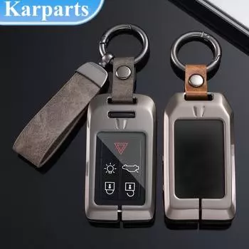 Для Volvo XC90 XC60 XC40 V90 S90 2017 2018 T5 T6 2015 2016 T8 V60 S60 XC70 V40 металлический чехол для ключей автомобиля аксессуары в виде ракушки A Style чёрный