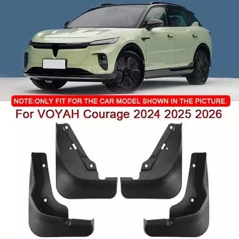 Для VOYAH Courage 2024 2025 2026 автомобильный стайлинг ABS автомобильные брызговики брызговики брызговики переднее заднее крыло автомобильный аксессуар чёрный