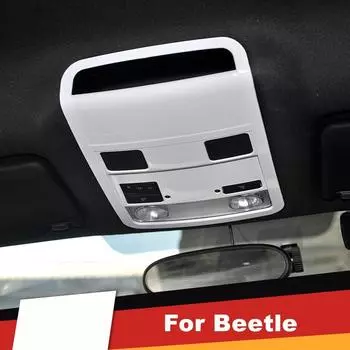 Для VW Beetle 2013-2019 аксессуар 1x интерьер автомобиля купольный светильник для чтения панель украшение рамы белый