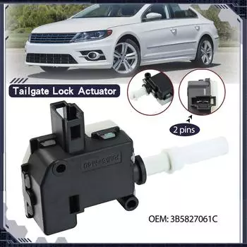 Для VW Caddy Passat SaloonЭлектрический привод замка багажника Центральный механизм Мотор разблокировки защелки 3B5827061C 4B9962115C