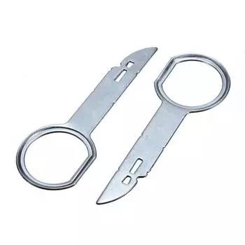 Для VW DOUBLE DIN CD стерео радио ключи для снятия извлечения разблокировки инструменты X4 инструмент для разборки автомобиля специальный инструмент для разборки