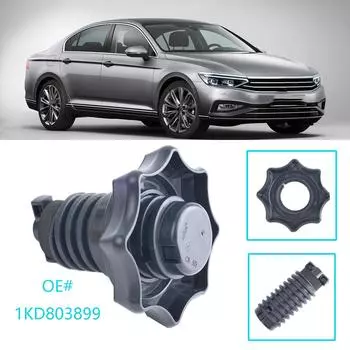 Для VW EOS Scirocco Passat Jetta Beetle Golf Golf Plus запасное колесо, держатель для шин, крепежный винт, фиксатор болта 1KD803899 чёрный