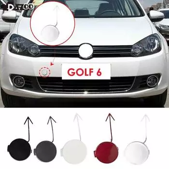 Для VW Golf 6 MK6 2009-2013 передний бампер крышка сцепного устройства прицепа крышка тягового крюка 5K0 807 241 5K0807241 темно серый