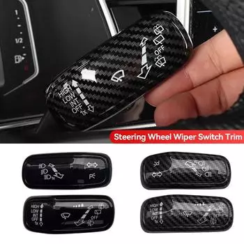 Для VW Golf 7 7.5 MK7 Golf 8 MK8 Tiguan L Аксессуары Интерьер Рулевое Колесо Крышка Переключателя Фар Управление Отделка Переключателя Стеклоочистителя