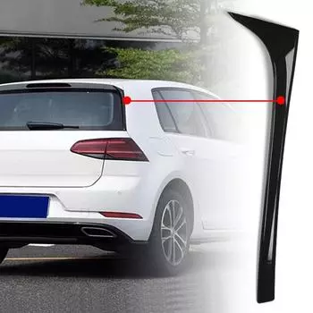 Для VW Golf 7 7.5 MK7 MK7.5 2014-2018 глянцевый черный ABS задний спойлер багажника Canard Canards Splitter Accessories чёрный