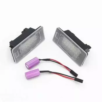 Для VW Golf Jetta Passat Sharan Touran Touareg Seat Skoda Octavia Canbus без ошибок светодиодная лампа для номерного знака