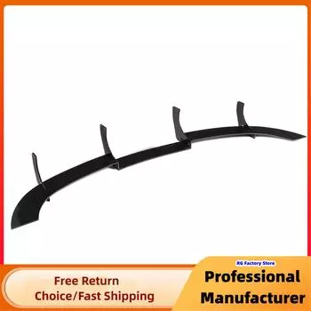 Для VW Golf MK5 R32 2005 2006 2007 2008 2009 Задний диффузор, губа, задние боковые сплиттеры, задний бампер, губа, диффузор, спойлер, сплиттер чёрный