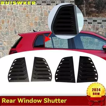 Для VW Golf MK6 2008-2012 Задняя оконная жалюзи Крышка Отделка Боковая вентиляционная решетка Окно