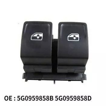 Для VW Golf MK7 2-дверный передний водитель правый электрический переключатель стеклоподъемника 5G0959858D новый чёрный