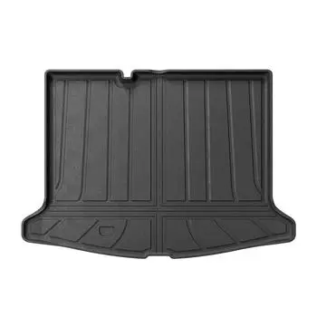 для VW ID.3 ID3 автомобильные коврики в багажник, коврик для ног TPE 3D, без запаха, комплект для подноса, черный