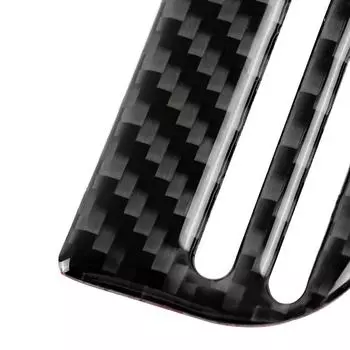 Для VW Lavida 2015 2016 2017 Наклейка из углеродного волокна Центральная консоль Слот для карт Декоративная накладка Рамка Аксессуары для стайлинга автомобиля чёрный