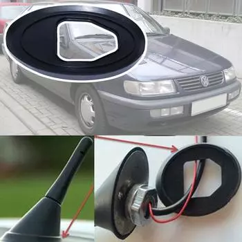 Для VW Passat B4 B5.5 1993 1994 1995 1996 1997-2005 Автомобильная мачта на крышу, антенна, резиновая основа, прокладка, уплотнительная накладка, аксессуары 1 PC