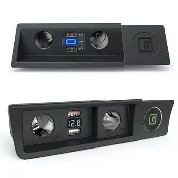 Для VW Passat B6/ B7/ B8/ ARTEON/ CC/ R36 автомобильное зарядное устройство быстрая зарядка прикуриватель разветвитель один на два QC4.0 QC3.0 PD TypeC