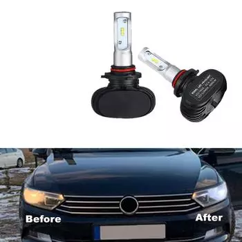 Для VW Passat B8 2015 + 2 шт./лот Canbus без ошибок белый H7 40 Вт 4000 лм светодиодная фара ближнего света