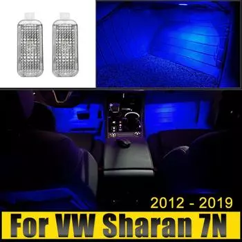 Для VW Sharan 7N 2012 2013 2014 2015 2016 2017 2018 2019 светодиодная автомобильная лампа для ног атмосферное освещение аксессуары для украшения интерьера 6000K