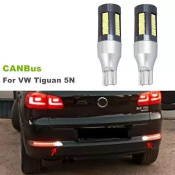 Для VW Tiguan 5N 2009-2017 2 шт./лот Canbus безошибочная светодиодная резервная лампа заднего хода