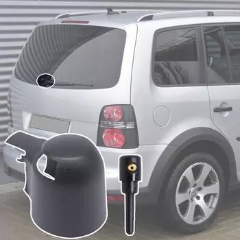 Для VW Touran 1T Passat B6 B7 Multivan V Caravelle Golf MK5 автомобильное заднее лобовое стекло рычаг дворника коромысло болт крышка аксессуары 1X Nozzle