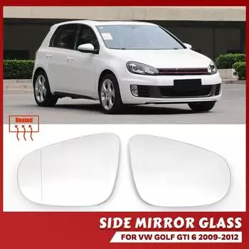 Для VW Volkswagen Golf 6 MK6 5K 2009-2012 Touran 2011-2015 левое или правое боковое обогреваемое стекло зеркала заднего вида