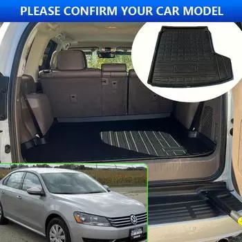 Для VW Volkswagen Passat NMS 2012~2019 2015 2016 автомобильный коврик для багажника, устойчивый к высоким температурам, коврик для хранения, аксессуары для интерьера