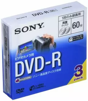 для видеокамеры SONY 3DMR60A DVD-R (8 см) 3 упаковки