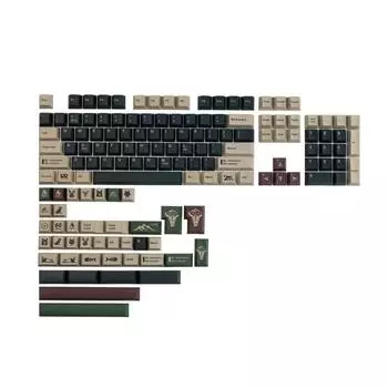 для Wild Keycaps PBT Sublimation для механических клавиатур MX hes 142 клавиши подходят GH60 GK61 64 68 84 96 980