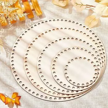 для вязания крючком натурального дерева крючком корзина принадлежности для вязания крючком крестиком рамка для фиксации вязания своими руками 10cm