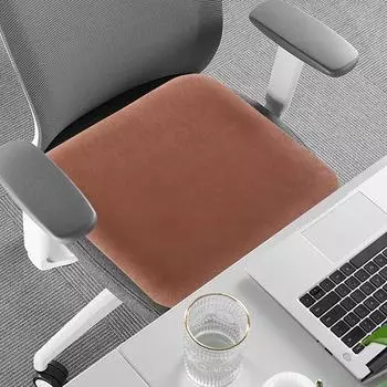 Для всех автомобильных сидений плюшевые чехлы для автомобильных сидений теплые зимние чехлы для автомобильных сидений удобные чехлы для стульев мягкий коврик нескользящая подкладка для автомобилей грузовиков Artificial Plush&Four Seasons чёрный