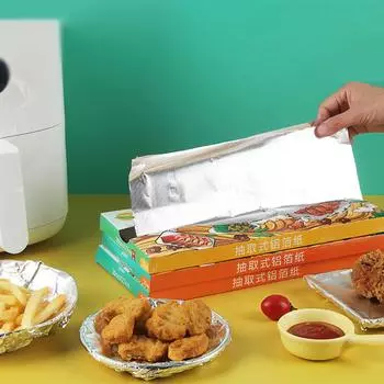 Для выпечки барбекю Бумага для выпечки для духовки Металлическая банка с антипригарным покрытием Съемная