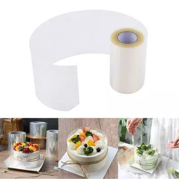 Для выпечки, декор для торта, воротник для торта, нетоксичный, полипропилен, безвкусный 10mx8cm