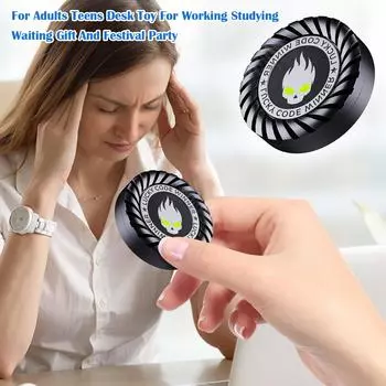 Для взрослых и подростков, настольная игрушка для работы, учебы, ожидания, подарок и для фестивальной вечеринки (Серебряный) One Size