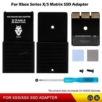 Для Xbox Series X/S Matrix SSD адаптер жесткий диск конвертер коробка M2 NVME 2230 PCIE4.0 серии карта расширения коробка игровой доступ чёрный